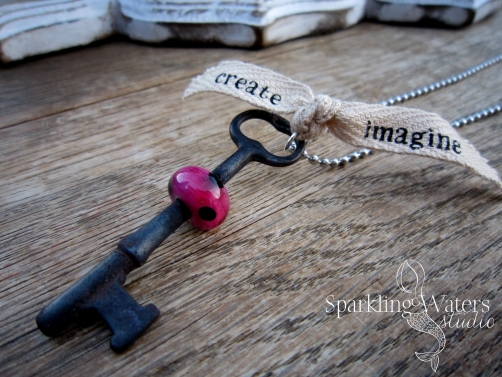 Create - Inspire -- Skeleton Key Necklace Create - Inspire -- Skeleton Key Necklace